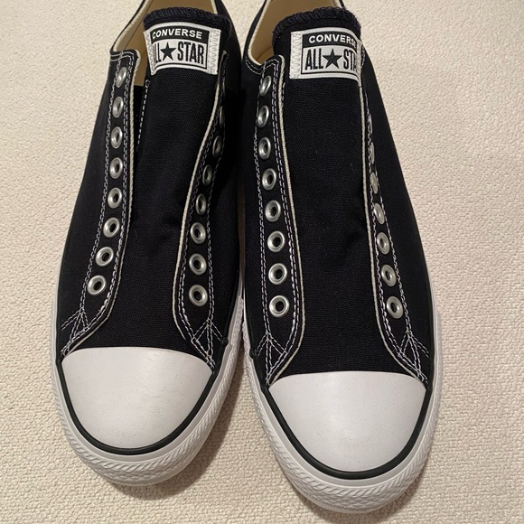 Converse Men's Black Slip-On Sneakers - Picture 3 of 7